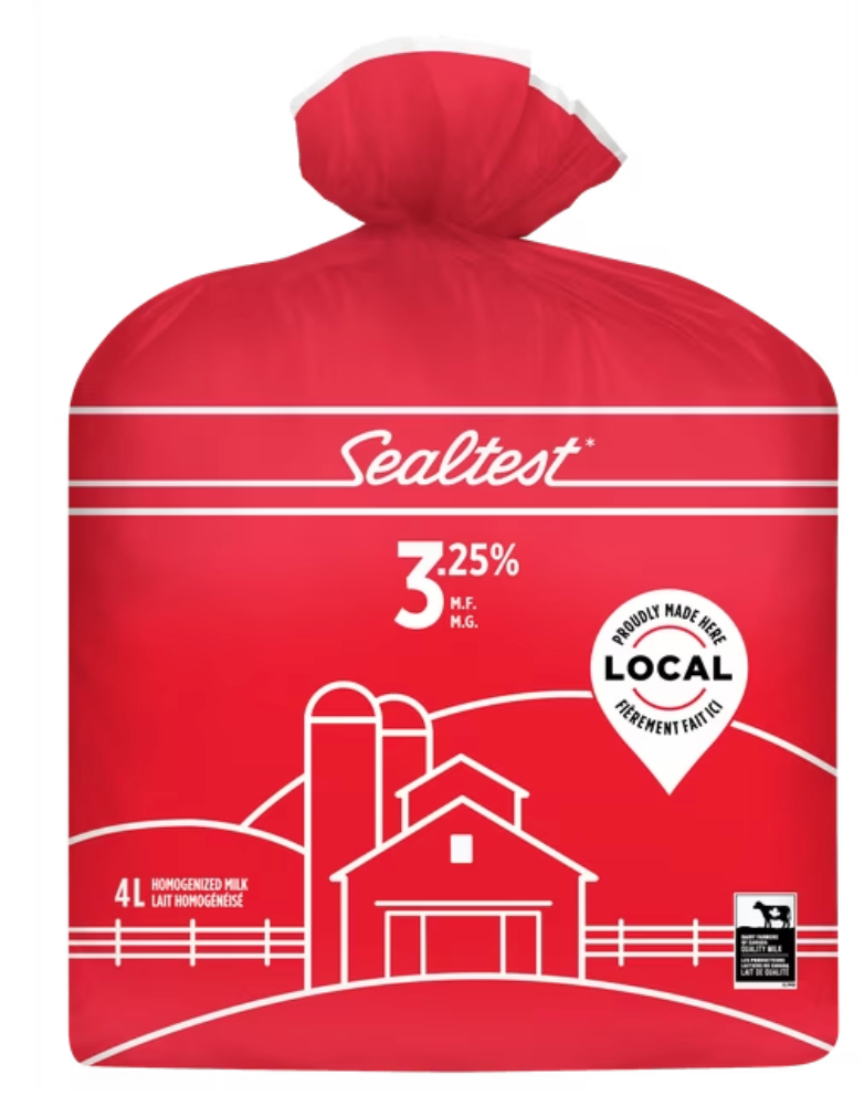 Milk 3.25% sealtest 4l