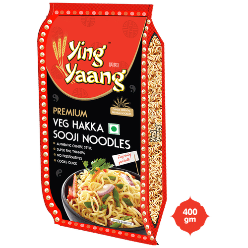 Ying Yaang Premium Veg Hakka Sooji Noodles- 400 Gm