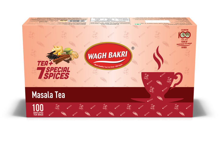 Wagh Bakri MASALA TEA BAGS 200g (100 T. Bags)