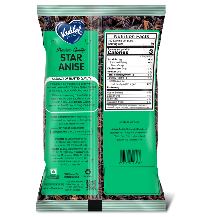 Vadilal Star Anise 100g