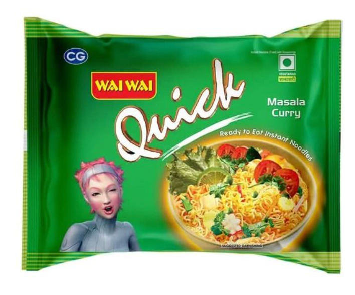 Wai Wai Quick Masala Curry 70 gm