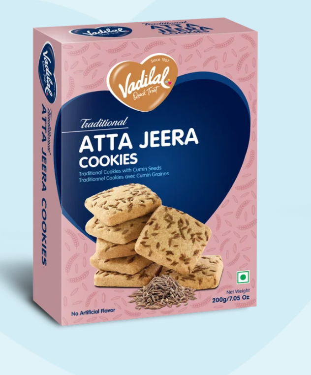 Vadilal Atta Jeera Cookies 200g